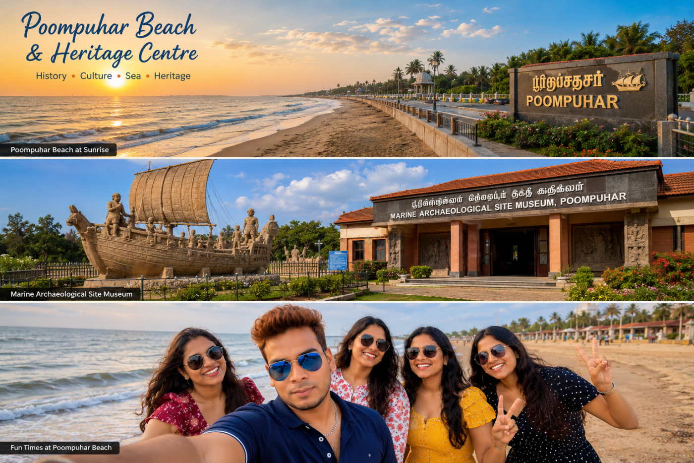 Poompuhar Beach and Heritage Centre: History and Visitor Guide